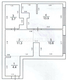 Продажа 1-комн. квартиры 45.9м²